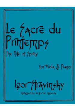 Rite of Spring (Le Sacre du Printemps) for Viola & Piano 40058